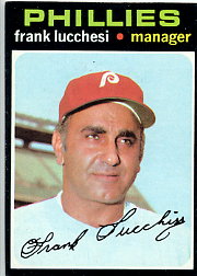 1971 Topps Baseball Cards      119     Frank Lucchesi MG